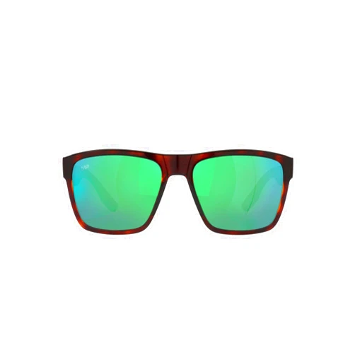 Costa Del Mar Costa Man Sunglasses Matte Black Frame, Blue Mirror Lenses, 59MM