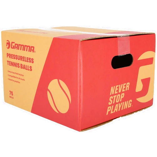 GAMMA Sports Pressureless Tennis Balls Box, Bulk Tennis Balls, Premium Tennis Accessories, Multiple Pack Sizes, Tennis Practice, Tennis Training, Pet Toys, Dog Ball, Coach, Indoor & Outdoor Play