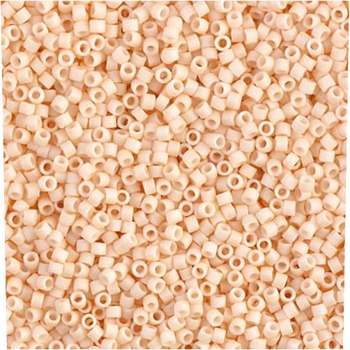 Miyuki Delica 11/0 Cylinder Seed Beads - Matte Op Antique Beige - DB0353 5 Grams