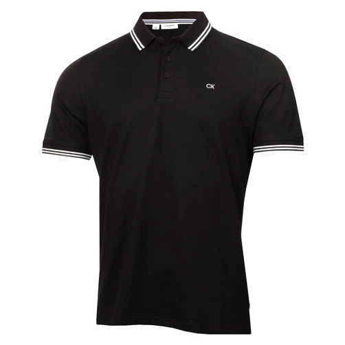 Calvin Klein Men's Campus Tipped Lightweight Golf Polo Shirt