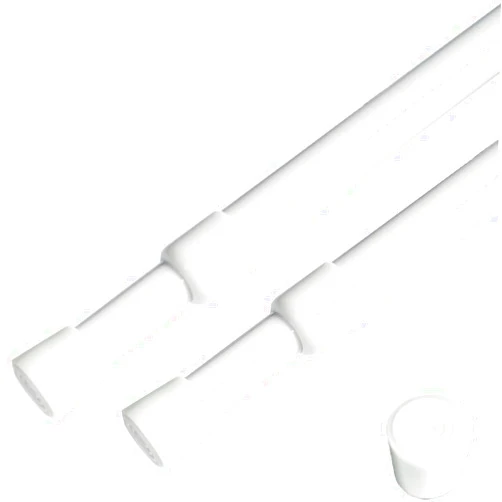 ave split 2pcs Spring Tension Curtain Rods 29.5