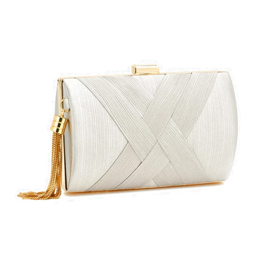WEIMZC Women Clutch Bag Evening bag Fringed Evening Handbag,Lady Party Wedding Clutch Purse Chain Shoulder Cross Body Bag