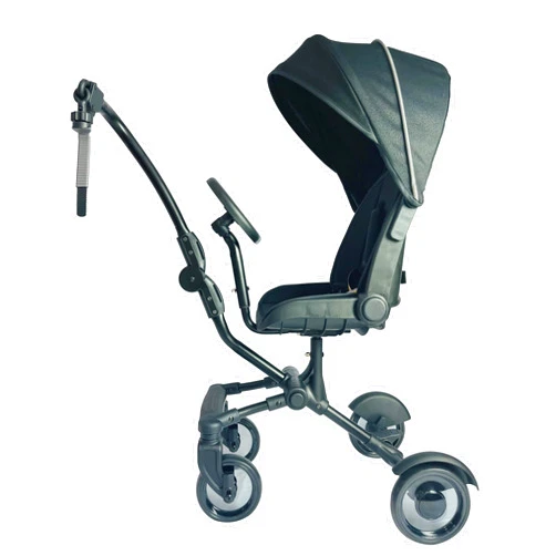 Englacha USA Englacha Uptown Deluxe Rider - Sibling Seat Trailer for Pushchairs Including Rain Cover and Sun Canopy