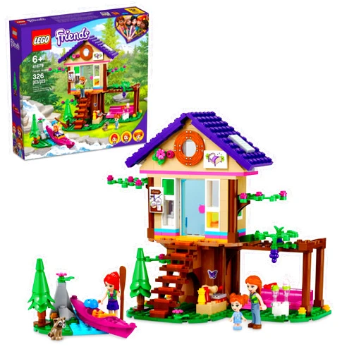 LEGO Friends Forest House 41679 Building Kit; Forest Toy with a Tree House; Great Gift for Kids Who Love Nature; New 2021 (326 Pieces)