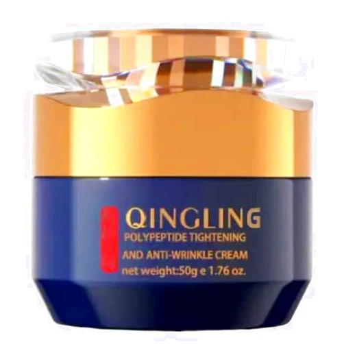 Generic Qingling Face Cream, Quinglin Crema Para Arrugas, Qingling Wrinkle Removal Cream, Polypeptide Tightening and Anti-Wrinkle Cream, Facial Neck Eye Cream Anti-Aging for Men & Women