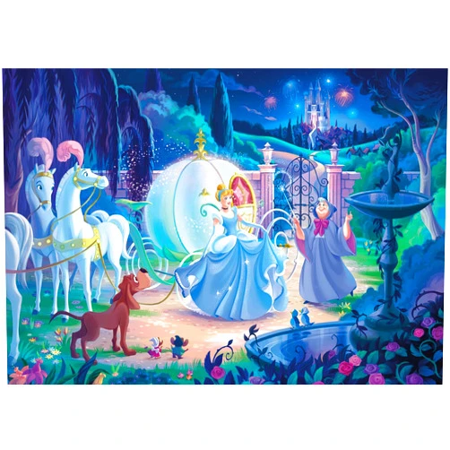 Buffalo Games CEACO - Silver Select - Disney - Cinderellas Carriage - 500 Piece Jigsaw Puzzle for Adults Challenging Puzzle Perfect for Game Nights - Finished Puzzle Size is 21.25 x 15.00