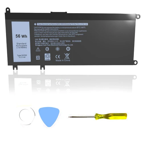 Choccosuri 33YDH 56Wh Replacement Laptop Battery for Dell Inspiron 17 7000 7773 7778 7779 7786 15 7577 3579 3779 5587 7588 G3 G7 G5 Latitude 3779 3579 3380 3490 3580 5587 3590 7588 PVHT1 P30E P30E001 81PF3 99NF2