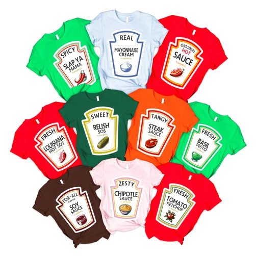 AstroFazz Family Halloween Costumes - Group Matching Tshirt - Halloween Customized T-Shirts