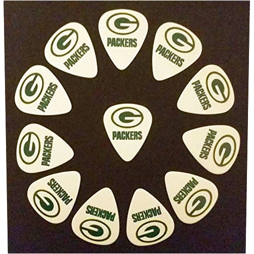 Generic imprinted guitar picks Packers Logo Guitar Picks (12 Picks) - (Buy 2, save 50% on 2nd)