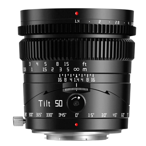 TTArtisan 50mm F1.4 Tilt Manual Lens Large Aperture Full Frame Tilt Portrait Lens Compatible with M43 Mount Cameras