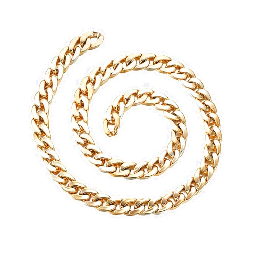 PH PandaHall Pandahall 16.4 Feet Handmade Plastic Curb Chains with CCB Plastic Lingking Ring 0.83x1.18x0.23 Inch Golden Color for Glasses Lanyard Chains Jewelry Making (Golden)