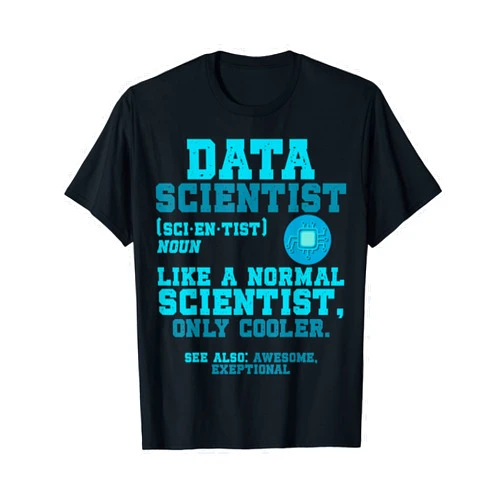 Data Scientist Definition Data Analysis Data Scientist Definition Statistics Data Science T-Shirt