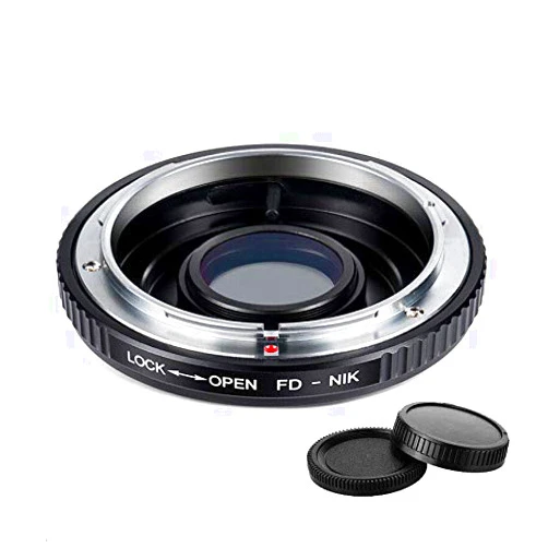 K&F Concept Lens Adapter Ring for Canon FD to Nikon F Mount D300 D810 D750 D610 D800 D7200 D7100 D7000 D700 Df D3s D3 D4 D5 Camera