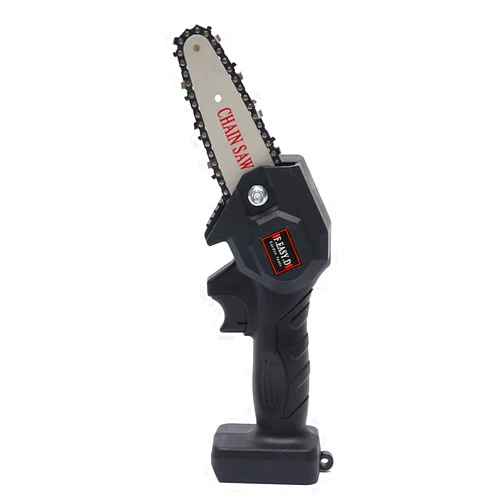 YIYIBYUS Mini Chainsaw Cordless - Battery Power Cut Rechargeable, 4 Inch Electric Battery Powered Cordless Chainsaw, 24V Rechargeable Operated for Tree Trimming, Branch and Wood Cutting