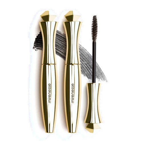 MIRENESSE Secret Weapon Original 24hr Mascara - WINNER BEST MASCARA - Volume, Thickening & Lengthening, Tubing Formula, Easy Water Removal - For Sensitive Eyes - Black (10g / 0.35oz) (Duo)