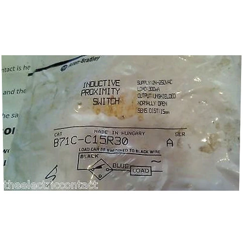 Allen-Bradley 871C-C15R30 Proximity Switch 30mm Dia, 2m Cable