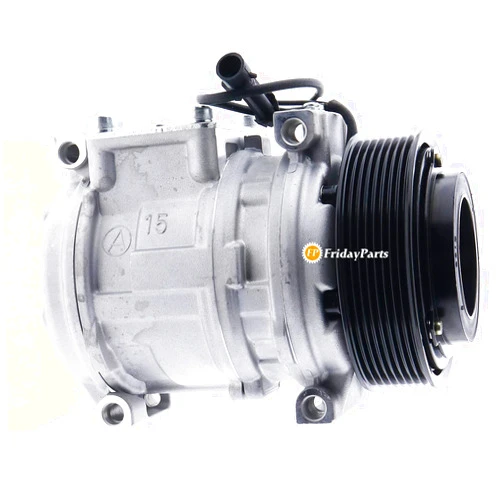 FP FRIDAYPARTS FridayParts Air Conditioning Compressor AL176858 for John Deere Skid Steer Loader 318D 319D 320D 323D 326D 328D 329D 332D 333D