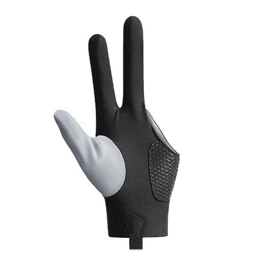 POCHY Billiard Gloves, Unisex Pool Gloves, 3 Open Finger Billiard Pool Gloves for Left Hand or Right Hand, Cue Sport Gloves, Billiards Accessories for Men Women