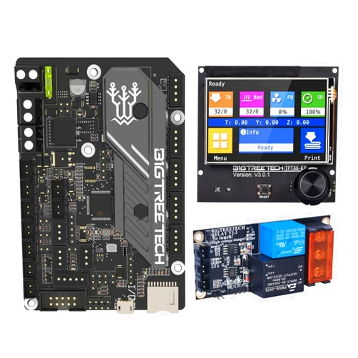 BIGTREETECH Direct BIGTREETECH SKR Mini E3 V3.0 32 bit Control Board + TFT35 E3 V3.0.1 Touch Screen Display + BTT Relay V1.2 Automatic Shutdown Module After Printing for Ender 3/Ender 3 V2/Ender 5 3D Printer Upgrade