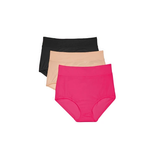 Warner's Women's Blissful Benefits Dig-Free Microfiber Brief 3-Pack Rs9043w