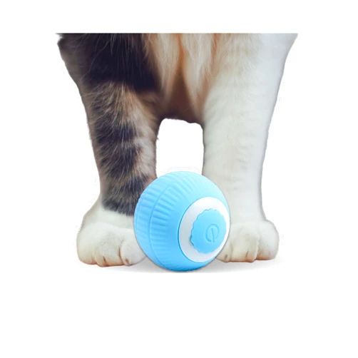 Found Notice Cat Ball Toy, Interactive Cat Toys, Automatic Motion Activated Moving Ball Hide and Seek Game for Indoor Exercise，Gifts for Kittens