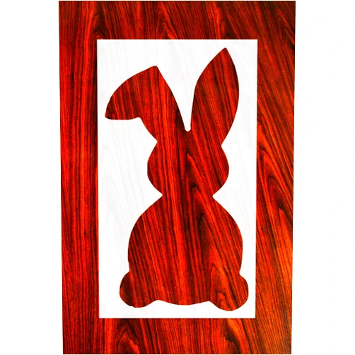 STENCILAIR Reusable Sturdy Stencil - Easter Bunny Rabbit - 8.5