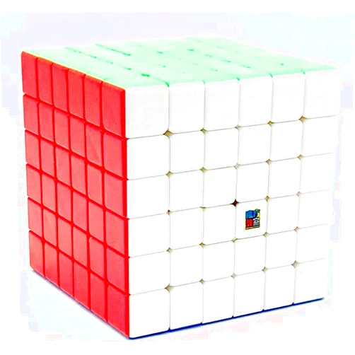 Bokefenuo Moyu Meilong Speed Cube 6x6 Stickerless Meilong Puzzle 6x6x6 Toys for Kids Magic Cube