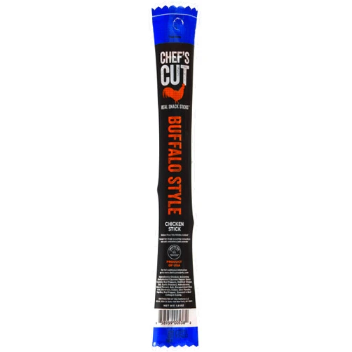 CHEFSCUT JERKY SNK STK BFFLO CHKN 1OZ