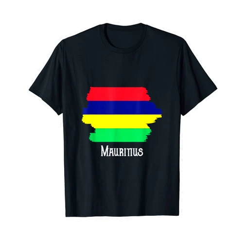 Wear Your Heritage - Flag Designs 4 Every Nation Flag Inspired Design - Wear Your Mauritian Pride! T-Shirt