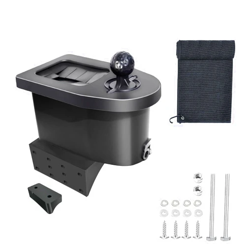 Orle Oko Golf Cart Ball Washer and Club Cleaner Kit, Golf Ball Cleaner and Club Head Washer with Golf Towel, Universal Golf Ball Washer Cleaner for EZGO, Club Car, Yamaha, Advanced EV, Star EV
