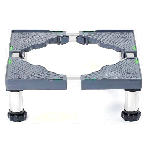 JLCXY Washing Machine Base MiSMiAO Fridge Washing Machine Base 45-70 Cm Adjustable Base For Dryer Stainless Steel Fridge Washing Machine Shelf Holder 4 Feet(4 Legs.,14-17cm)