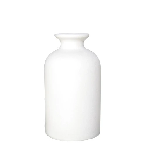 Jxeopung White Ceramic Vase, Dry Flower Vases Minimalism Style for Modern Table Shelf Home Decor, Fit for Fireplace Bedroom Kitchen Living Room Centerpieces Office Desk Best Decoration (L-White, Large)