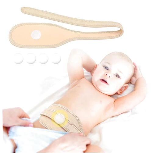 Mybow Umbilical Hernia Belt for Baby Newborn Cord Cover Belly Button Band Medical Abdominal Wrap Hernia Truss Belt Baby Bump Navel Band Infant Gripe Belt Umbilical Hernia Support Strap