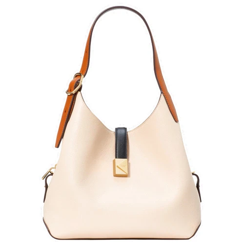 kate spade new york Deco Pebbled Leather Medium Crossbody Tote, Milk Glass Multi