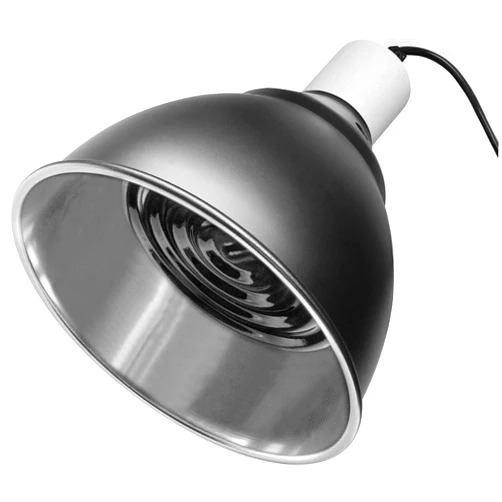 JamgoZoo Reptile Light Fixture 7.0 Inch Deep Dome Lamp Cap Lamp Fixture Optical Cover for Reptile Terrariums