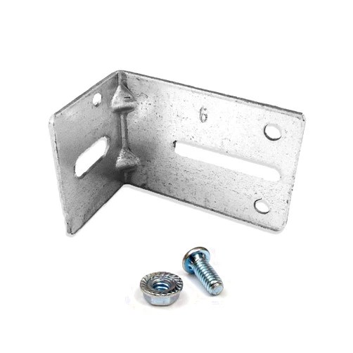 Generic Garage Door Jamb Bracket J6 w/Fasteners (12 Gauge) (2-Pack)