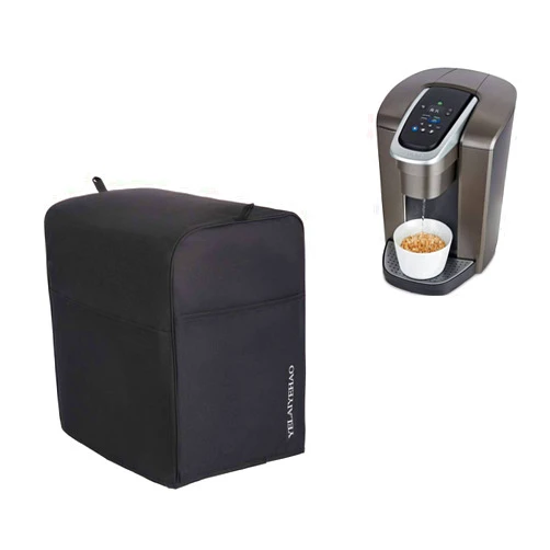 YELAIYEHAO Single Serve Coffee Makers Cover for Keurig Coffee Maker (black, 14
