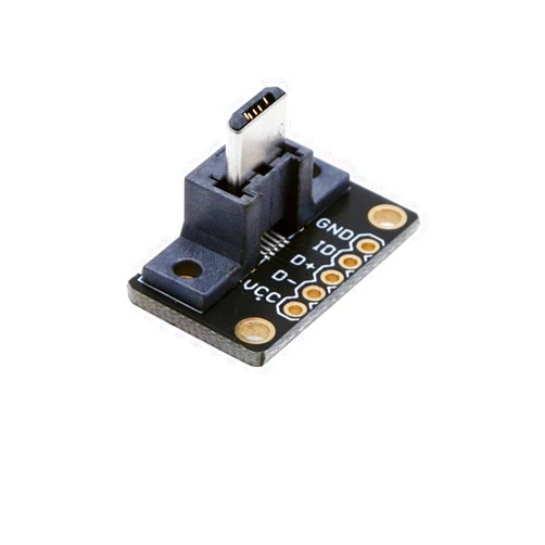 Treedix USB MicroB Plug Breakout Board Type B 5pin Male Connector Adapter Module for Arduino