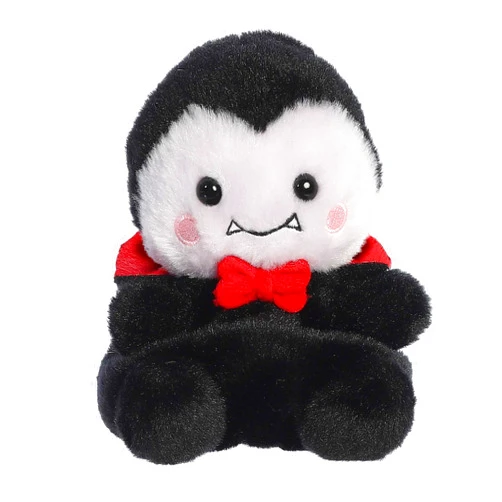 Aurora® Spooky Palm Pals™ Viktor Vampire™ Stuffed Animal - Pocket-Sized Play - Collectable Fun - Black 5 Inches