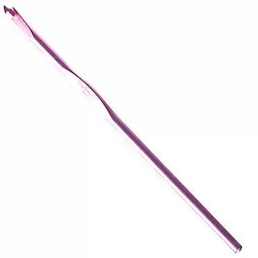Susan Bates 5-1/2-Inch Silvalume Aluminum Crochet Hook, 4.5mm, Rose 3 Pack
