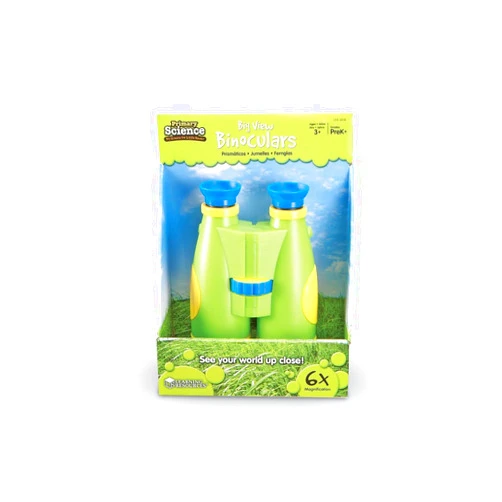 Learning Resources Primary Science Big View Binoculars - 1 Piece, Ages 3+ Binoculars for Toddlers and Kids, Science Exploration Toys for Kids
