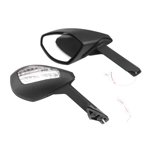 BAIONE Worldmotop Offroad Rear View Side Mirror Adjustable Motorcycle Side Rearview Mirrors Compatible with Ducati 959 Panigale 2016-2019 1299 Panigale/S/R 2015-2019 2018 2017