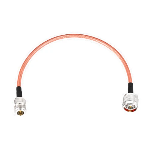 Eightwood N Female to N Male Adapter RG400 Low Loss Coaxial Cable 12in for 4G LTE Antenna,WiFi Antenna, Wireless Router, Ham Radio