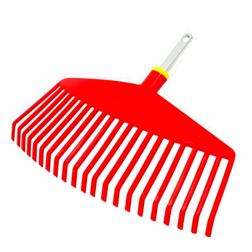 WOLF Garten UIMC Multi-Change Leaf Rake Lawn Care Tool Head, Red, 46.5x6.5x4.2 cm