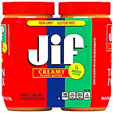 Jif Extra Product of Jif Extra Creamy Peanut Butter, 2 pk./48 oz. [Biz Discount]