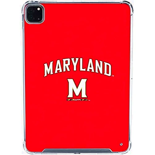 Skinit Clear Tablet Case Compatible with iPad Pro 11in (2020) - Officially Licensed University of Maryland Design