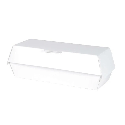 Southern Champion Tray 0713 Paperboard Regular Hot Dog Clamshell Container, 6-1/8