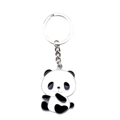 ODETOJOY Panda Keychain Charm for Girls Panda Keyring Gift Key Chains Panda Bear Winter Olympic China Souvenir