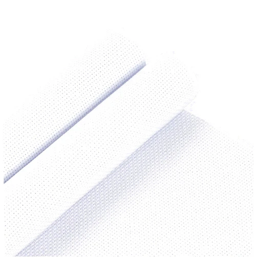 Pllieay 2 Pieces 14 Count Big Size White Aida Cross Stitch Fabric, Classic Reserve Aida Cloth, 19.6 x 21.6 Inch