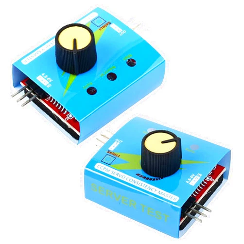Wishiot 2pcs 3CH Digital Multi RC Servo Tester ECS Consistency CCMP Master Speed Controller Checker Adjustment for RC Car Servo